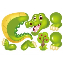 Kreatywna Mozaika ZOO W Walizce 198 el. Układanka 3D, Klocki, Wkrętarka Zestaw Konstrukcyjny   