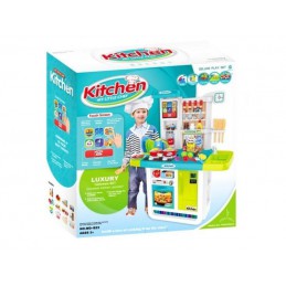 Multifunkcyjna Kuchnia Z Płytą Gazową I Panelem Dotykowym Niebieska