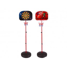 Zestaw Gier 2w1 Koszykówka Dart Rzutki 166cm