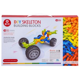 Kolorowe Klocki Konstrukcyjne Szkielet 40 Elementów