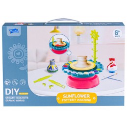 Koło Garncarskie - Mały Artysta - farbki, masa, koło, narzędzia