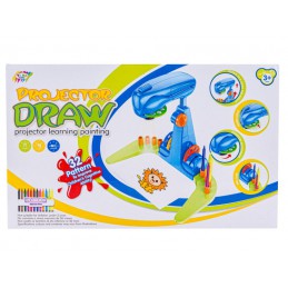 Projektor, Rzutnik Do Nauki Rysowania Malowania + Akcesoria NIEBIESKI
