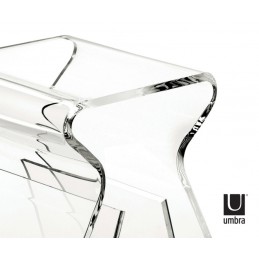 UMBRA stołek MAGINO przezroczysty