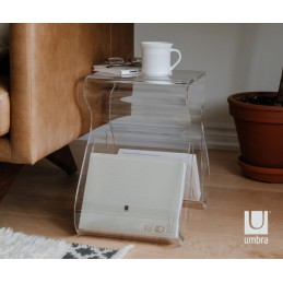 UMBRA stołek MAGINO przezroczysty
