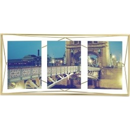 UMBRA ramka na zdjęcia PRISMA MULTI - złota