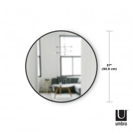 UMBRA lustro wiszące HUB 94 cm czarne