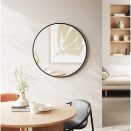 UMBRA lustro wiszące HUB 94 cm czarne
