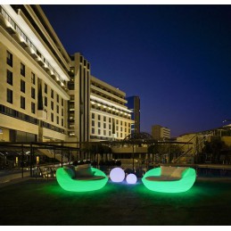 NEW GARDEN sofa FORMENTERA SOLAR biała