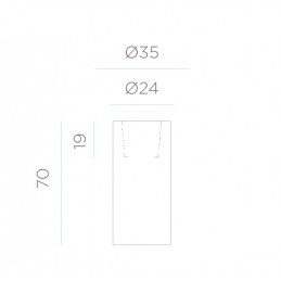 NEW GARDEN donica PALMA 70 SOLAR & BATTERY biała