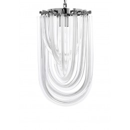 Lampa wisząca MURANO S chrom - szkło, metal