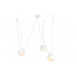 Lampa wisząca EYE 3 biała - LED, aluminium