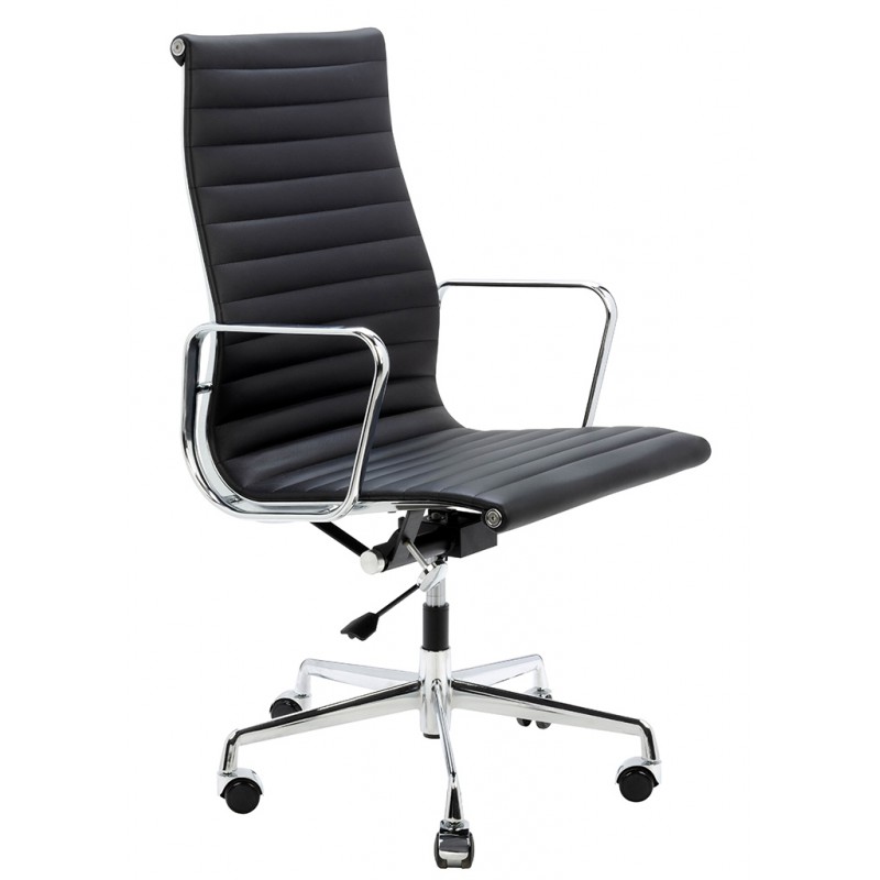 Fotel biurowy AERON PRESTIGE PLUS chrom - skóra naturalna, aluminium