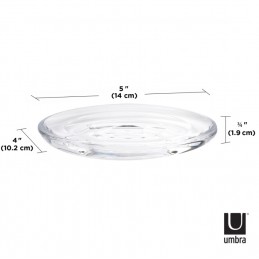 UMBRA mydelniczka DROPLET przezroczysta