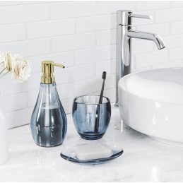 UMBRA dozownik do mydła DROPLET niebieski