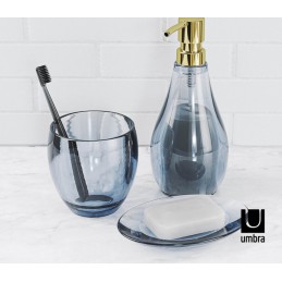 UMBRA dozownik do mydła DROPLET niebieski