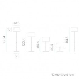 NEW GARDEN lampa podłogowa CHLOE PLANT SOLAR SMARTTECH WOOD