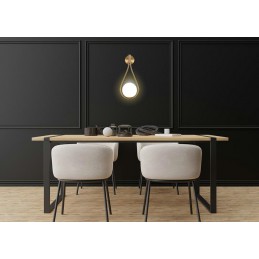 MOOSEE lampa ścienna ROMA złota