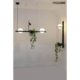 MOOSEE lampa ścienna PLANT WALL czarna