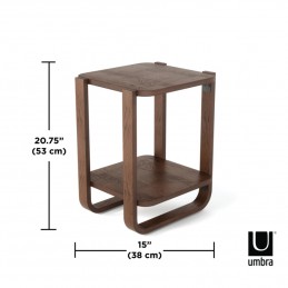 UMBRA stolik BELLWOOD czarny orzech