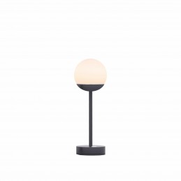 NEW GARDEN lampa stołowa NORAI SLIM 35 BATTERY anthracite