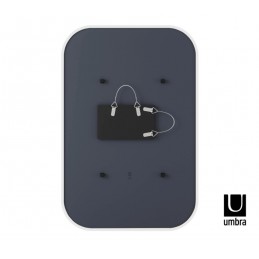 UMBRA lustro prostokątne HUB 61 x 91 cm białe