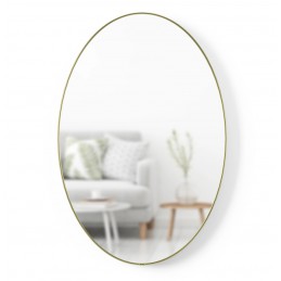 UMBRA owalne lustro 61 x 91 cm złote