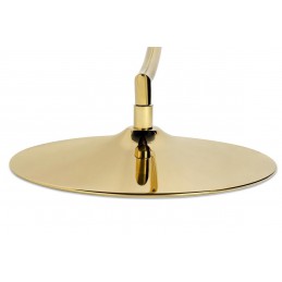 Fotel BUBBLE STAND GOLD VELVET poduszka czarna