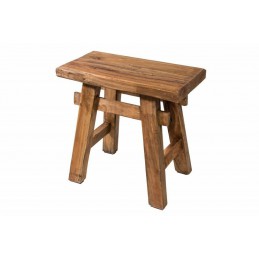 INVICTA stołek HEMINGWAY 50 cm - drewno z recyklingu