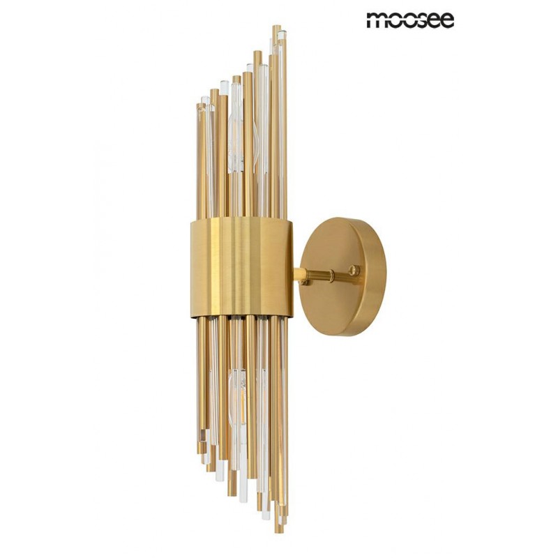 MOOSEE lampa ścienna AMADEO złota