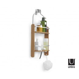 UMBRA półka prysznicowa BARREL naturalna