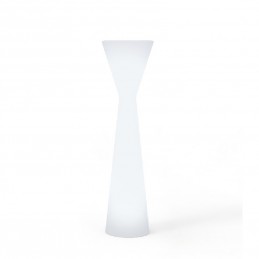 NEW GARDEN lampa podłogowa KONIKA 170 BATTERY biała