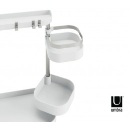 UMBRA organizer kuchenny HOLSTER biało / niklowany