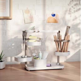 UMBRA organizer kuchenny HOLSTER biało / niklowany