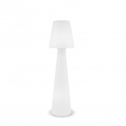 NEW GARDEN lampa podłogowa LOLA 165 BATTERY biała