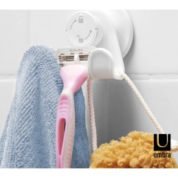 UMBRA wieszak pod prysznic FLEX biały