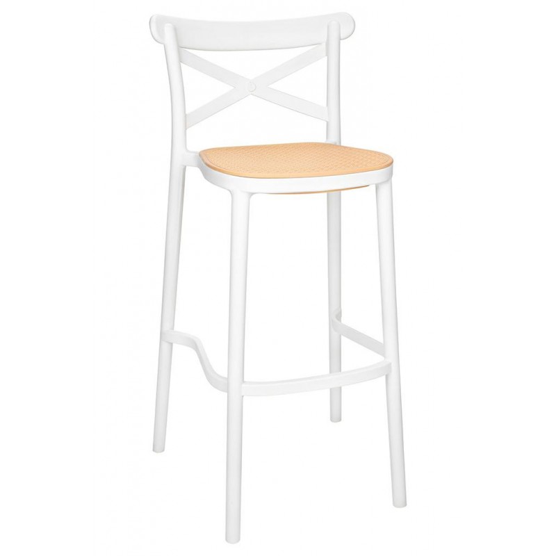 Krzesło barowe COUNTRY białe