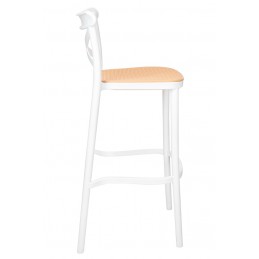 Krzesło barowe COUNTRY białe