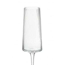 KARE kieliszek do szampana RIFFLE 215 ml transparentny