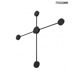 MOOSEE lampa ścienna SHADOW 4 CLOSE czarna