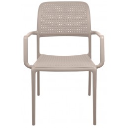 Krzesło SPARK brązowe coffee - polipropylen