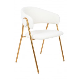 Krzesło VERSO BOUCLE białe