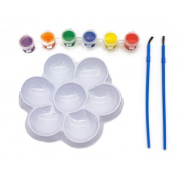 Koło Garncarskie - Mały Artysta - farbki, masa, koło, narzędzia