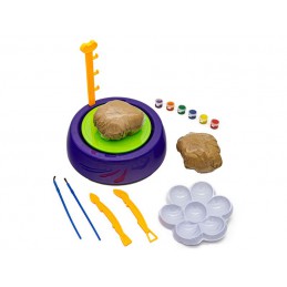 Koło Garncarskie - Mały Artysta - farbki, masa, koło, narzędzia