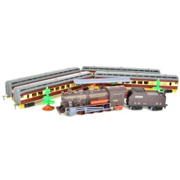 Kolejka Fenfa - Parowóz + Wagony Pasażerskie Tory