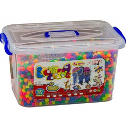 Prasowanka, Koraliki Do Prasowania, Wersja XXL, Zestaw 6000 El Fluorescencyjne