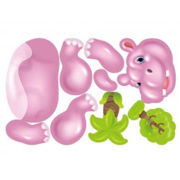 Kreatywna Mozaika ZOO W Walizce 198 el. Układanka 3D, Klocki, Wkrętarka Zestaw Konstrukcyjny   