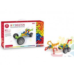 Kolorowe Klocki Konstrukcyjne Szkielet 40 Elementów