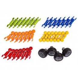 Kolorowe Klocki Konstrukcyjne Szkielet 40 Elementów