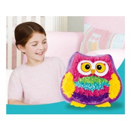 Zestaw Kreatywny Wyszywanka  Poduszka Pluszowa Maskotka Do Szycia DIY SOWA