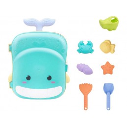 Zestaw Do Zabawy W Piasku, Walizka + Akcesoria Foremki Piaskownica